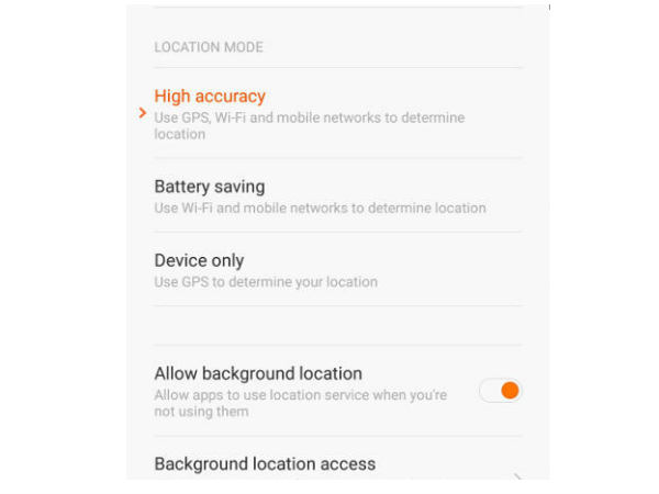 Turn of Location Tracker