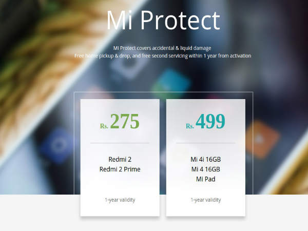 Xiaomi to launch 'Mi Protect' insurance cover for its devices in India