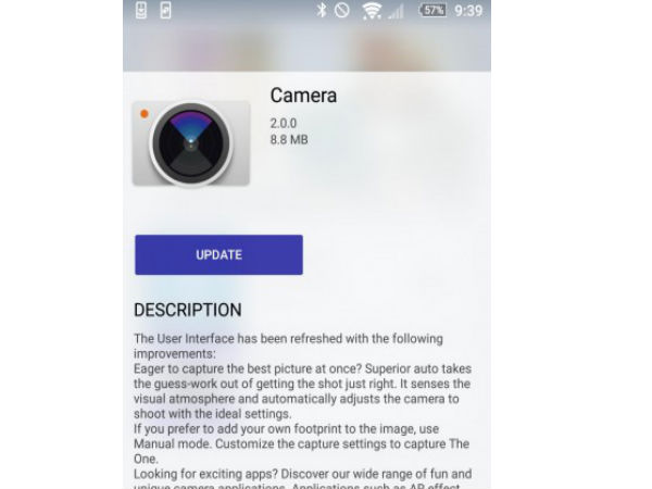 Sony's Latest Camera Update on the Xperia Z5 series offers a new UI