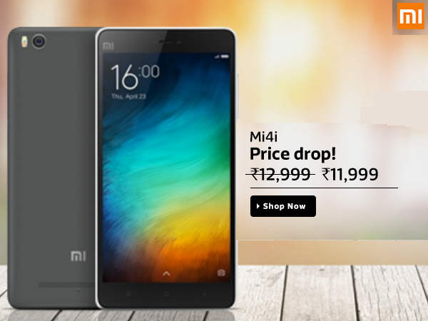 Xiaomi Mi 4i(Yellow, 16 GB) Available in Flipkart