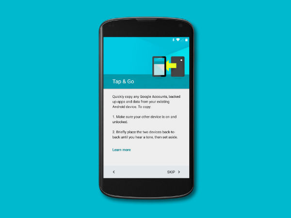 Nexus 5X: Restore from old device