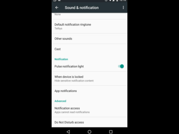 Nexus 5X: Peek into your Notifications