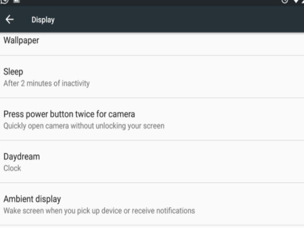 Nexus 5X: Quick launch the camera