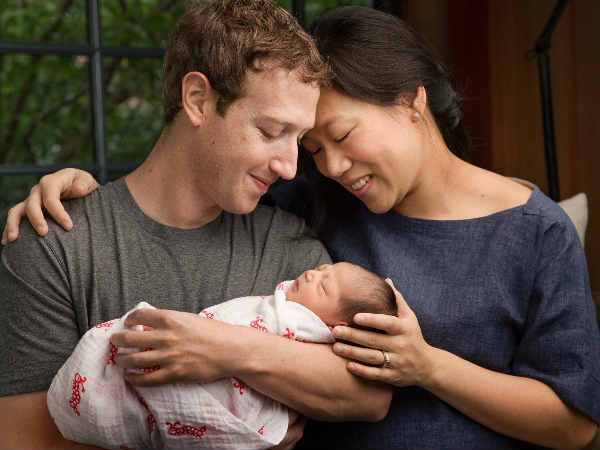 Facebook CEO And his daugther Max
