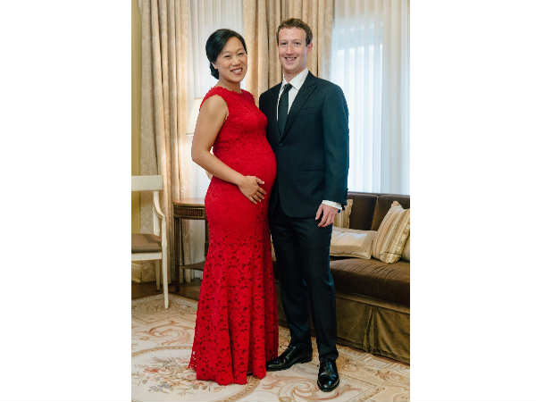 Zuckerberg and Priscilla at state dinner in White House