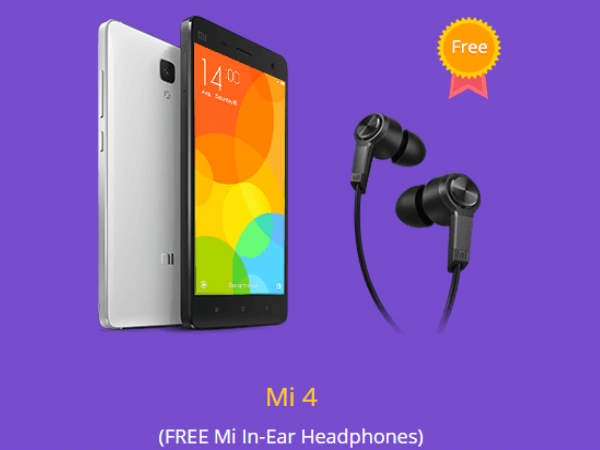 Xiaomi Mi 4 (FREE Mi In-Ear Headphones)