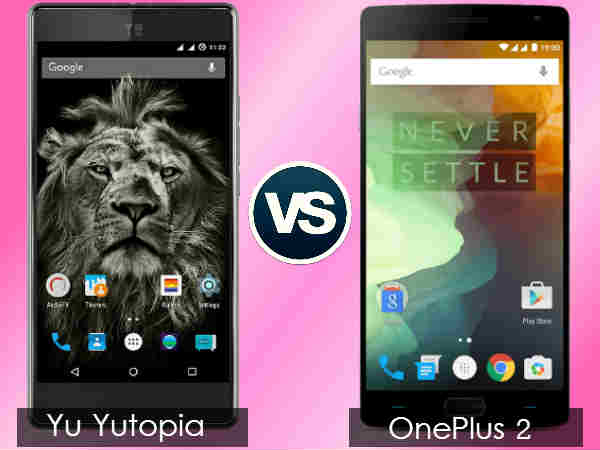 Yu Yutopia vs OnePlus 2 