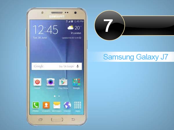 #7: Samsung Galaxy J7 (7th in Top 10 Most Searched smartphones on Google)