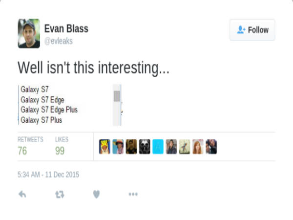 Rumors show Samsung working on Galaxy S7, S7 Edge and S7 Edge Plus