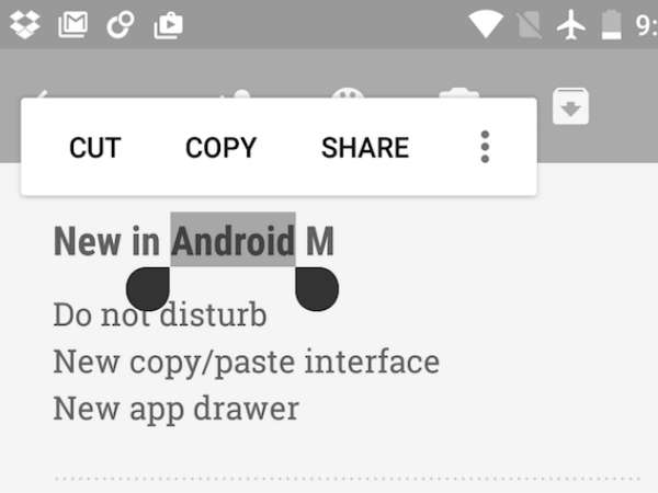 Select the text without any hassle