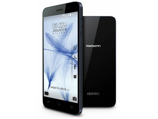 Get 51% off on KARBONN MACHTWO 8GB Black Smartphone