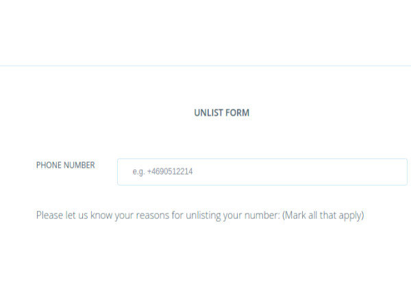 Enter your Phone Number