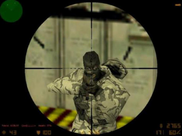 When you are playing Counter Strike 