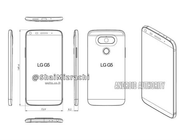 LG G5 sketch reveals a new design for its LG G Series