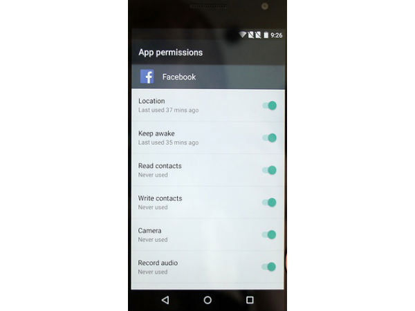 OnePlus X doesn't remember app permissions
