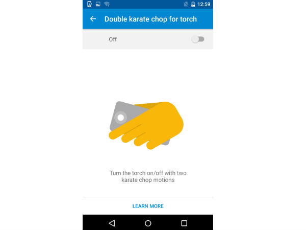  Doube karate Chop for Torch