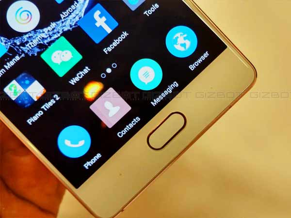 Gionee S8 has fingerprint sensor with response time of 0.1s!