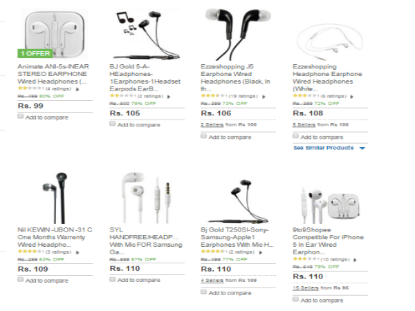 Headphones for smartphones