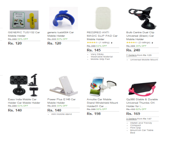 Mobile Holders for smartphones