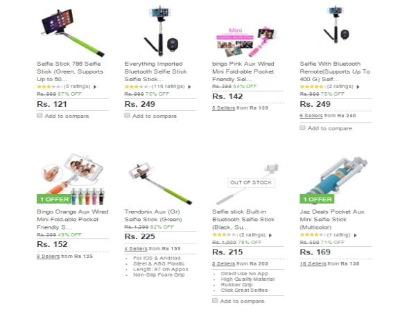 Selfie Sticks for smartphones