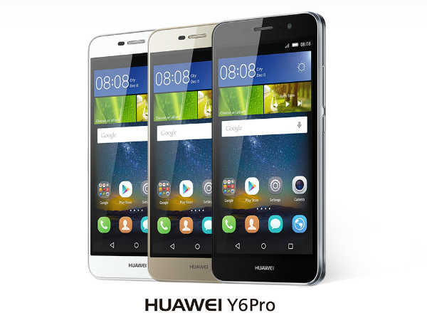 Huawei Announces Y6 Pro With 2GB RAM And 4,000mAh Battery Huawei Announces Y6 Pro With 2GB RAM And 4,000mAh Battery