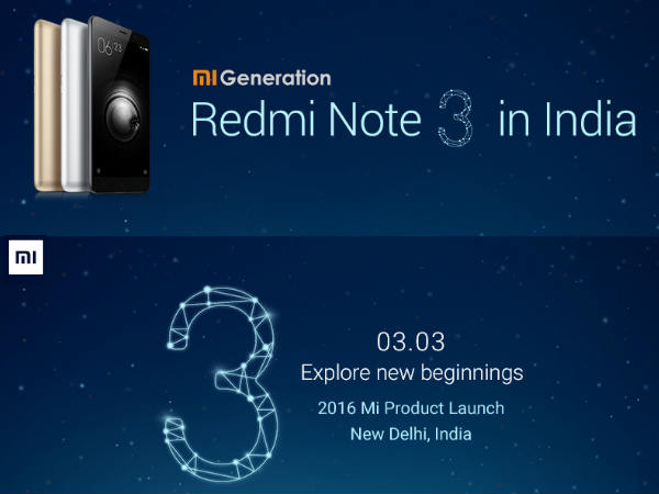 Xiaomi's Biggest Bet to Take on LeEco, Huawei is Coming on March 3!