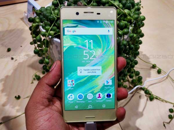 Sony Xperia X Performance (Android 6.0 (Marshmallow))