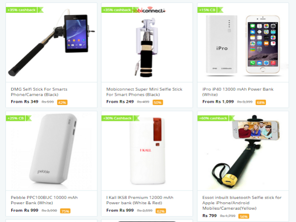 Offers on Mobile Accessories and More