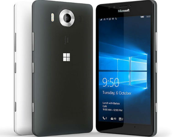 Microsoft Lumia 950 (with 20MP PureView camera)