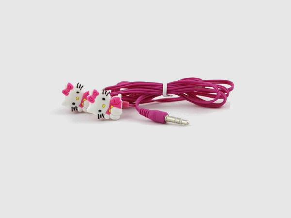 6) Flat 37% Off on Tulips Hello Kitty 1 Stereo Wired Headphones