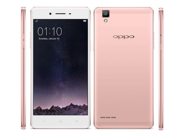 Oppo F1 Rose Gold edition