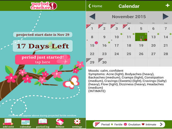 Keep a track of your period cycle!