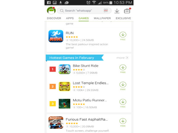 Mobomarket: A Third Party App Store with 4 Indian language support