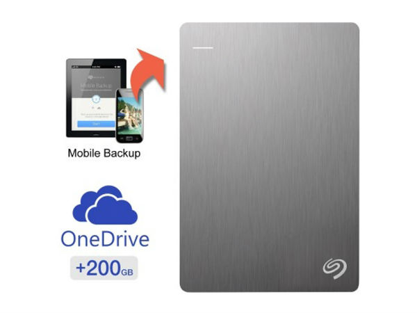 Flat 50% Off on Seagate Backup Plus Slim 1TB Portable External Hard Drive