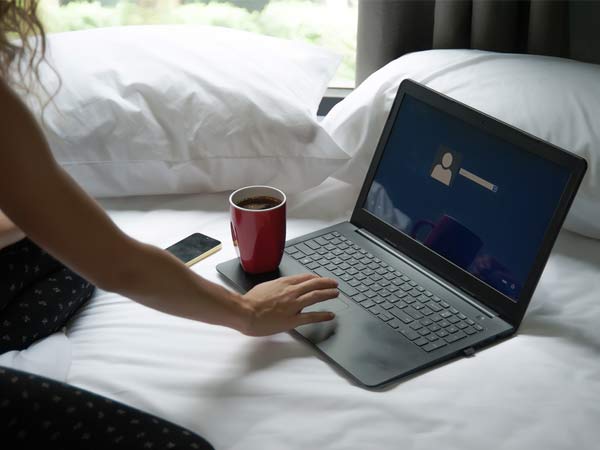 Resting your Laptop on a Bed