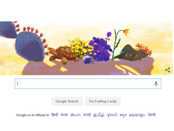 Google celebrates Earth Day with doodle