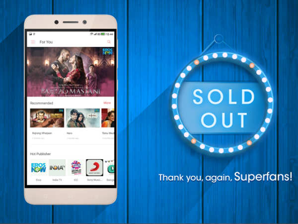LeEco sells 500,000 Superphones in 100 days in India!
