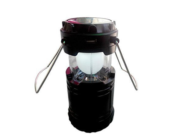 Kartfy LED Solar Emergency Light Lantern + USB Mobile Charger,