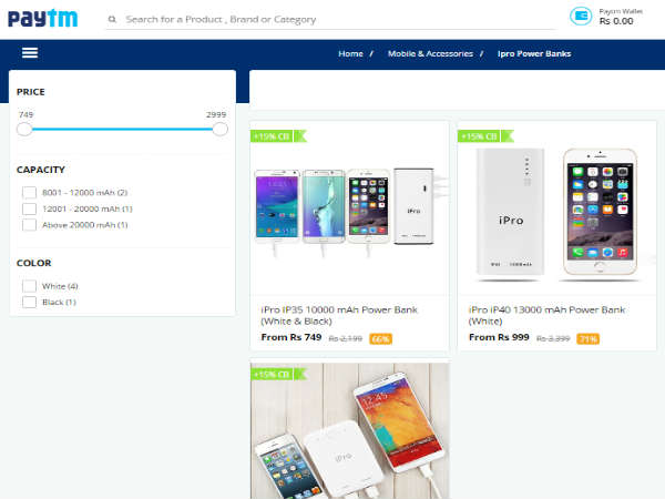 70% Discounts on Power Banks