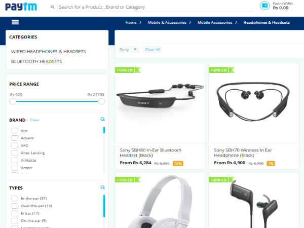 15% Discount on on Headphones