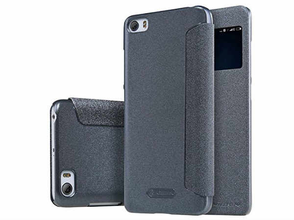 Xiaomi Mi5 / Mi 5 Flip case, Nillkin Sparkle Ultra Thin Flip Pu Leather Cover Slim Hard Case