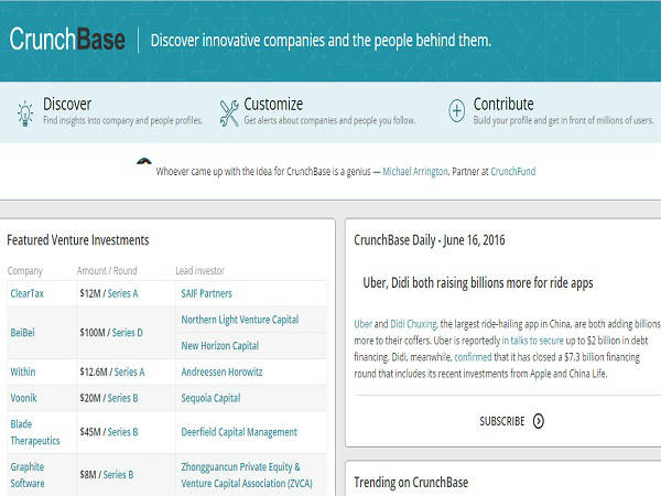 Top 5 websites to Get information about Internet companies