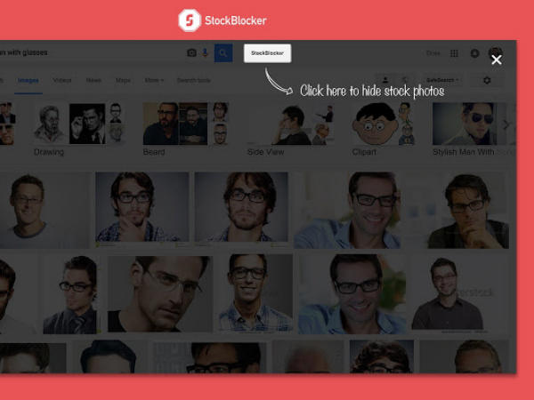 Filter stock images in just 3 simple steps with this Chrome extension