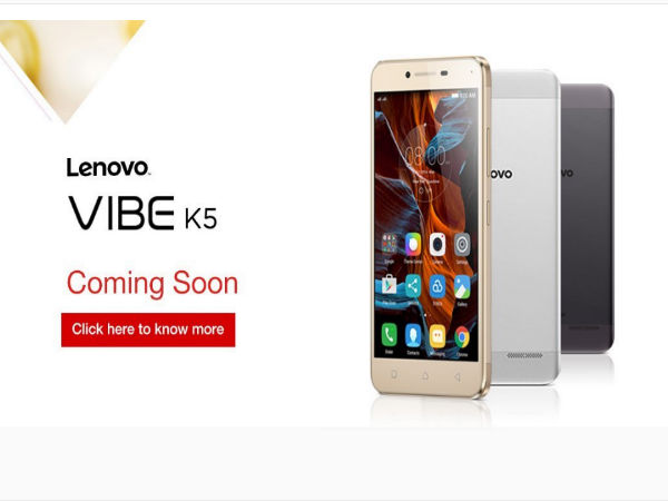 Lenovo Vibe K5 Goes Official at Rs 6,999: 10 Features You Should Know