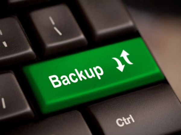 Failure To Back Up Data Failure To Back Up Data