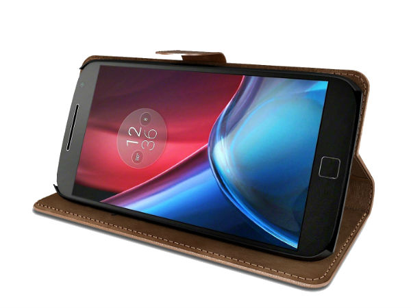 MTT Premium Leather Flip Wallet Case with Card Slot for Moto G Plus