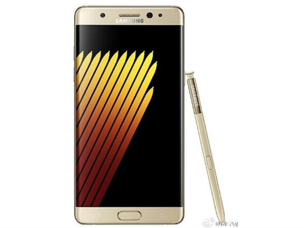 Renders of Gold Samsung Galaxy Note 7 Surfaced Online!