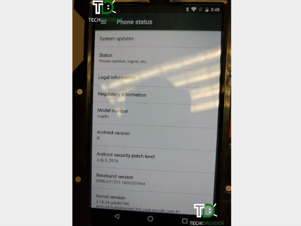 HTC Nexus Marlin's leaked photo: 7 Key Rumored Specs