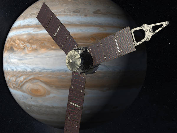 NASA's Juno mission sends first image of Jupiter, its moons