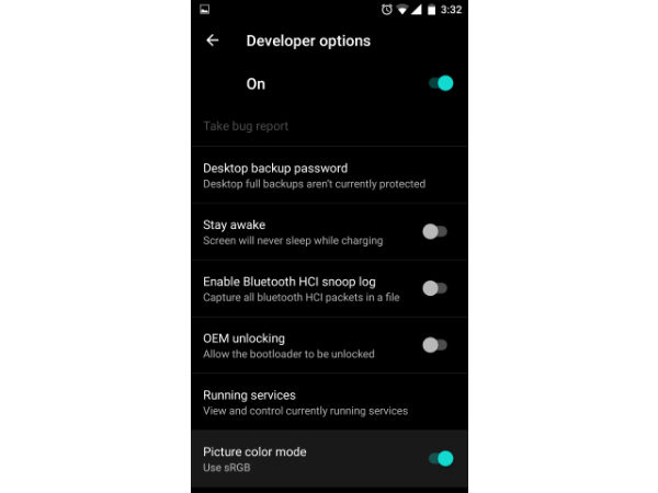 4 Steps to Enable sRGB Display Color Mode on the OnePlus 3